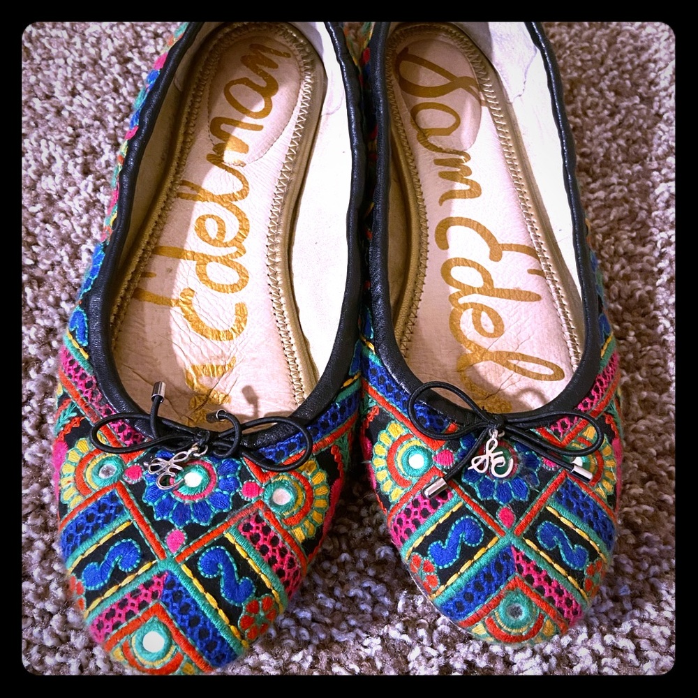 Colorful flats